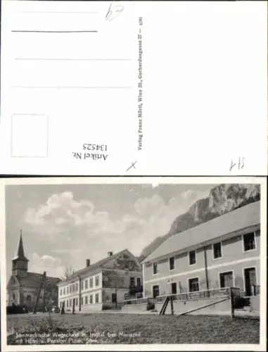 134525,Wegscheid im Halltal bei Mariazell Pension Gasthaus Puhm