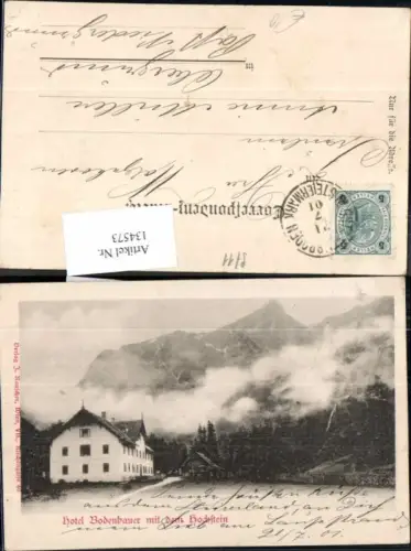 134573,Hotel Bodenbauer m. Hochstein Thörl Aflenz 1900