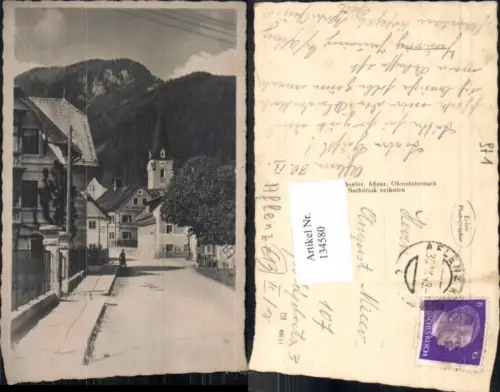 134580,Aflenz Strassenpartie im Ort 1940