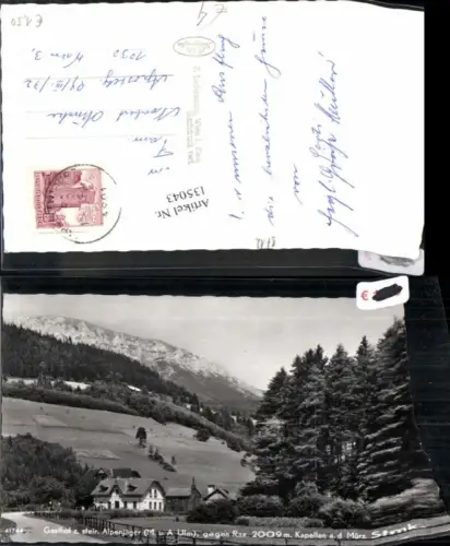 135043,Gasthaus Alpenjäger Kapellen a.d. Mürz
