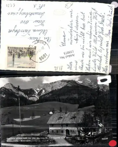 135073,Gasthaus Alpenland Altenberg a.d. Mürz Kapellen a.d. Mürz