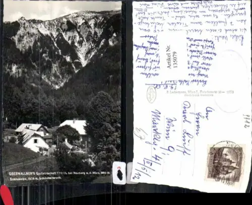 135079,Gasthaus Oberwallner in Tyrol bei Neuberg a.d. Mürz Krampen