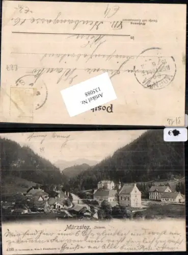 135088,Mürzsteg Frühe Ansicht 1902
