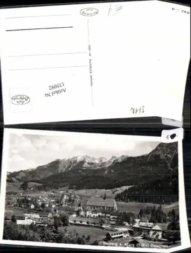 135092,Neuberg a.d. Mürz Teilansicht 1943
