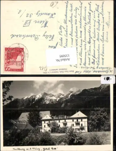 135095,Neuberg a.d. Mürz Hotel Post seltene FotoAK