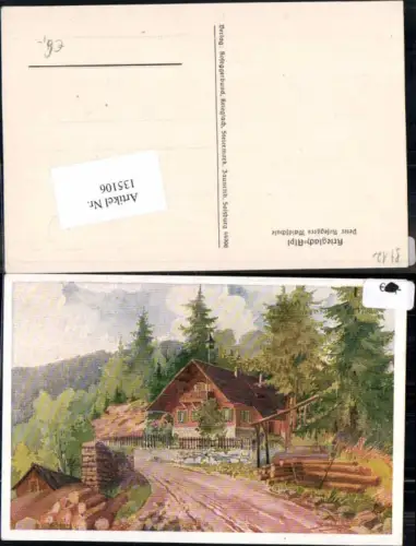 135106,Krieglach Alpl Peter Rosegger Waldschule Tolle Künstlerkarte