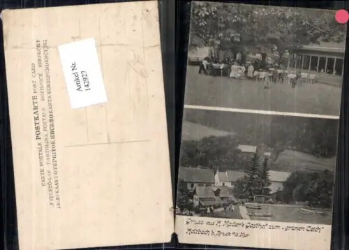 142927,Kaltbach b. Bruck a.d. Mur Maders Gasthaus zum Grünen Teich 1914