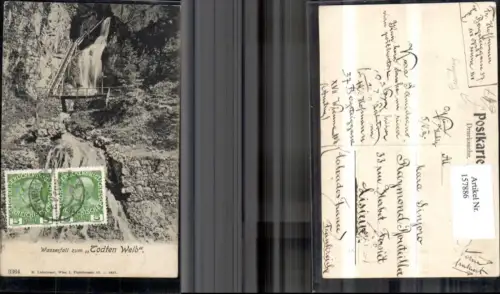157886,Mürzsteg Wasserfall z. Todten Weib Frein a. d. Mürz