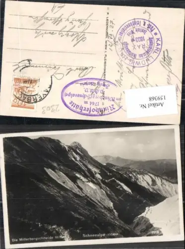 159368,Mitterbergschneide Schneealpe Spital am Semmering