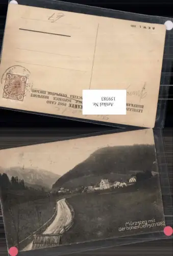 159383,Mürzsteg m. Hoher Veitsch 1900