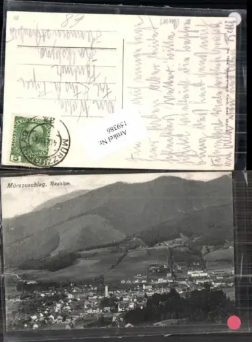 159386,Mürzzuschlag m. Raxalpe 1915