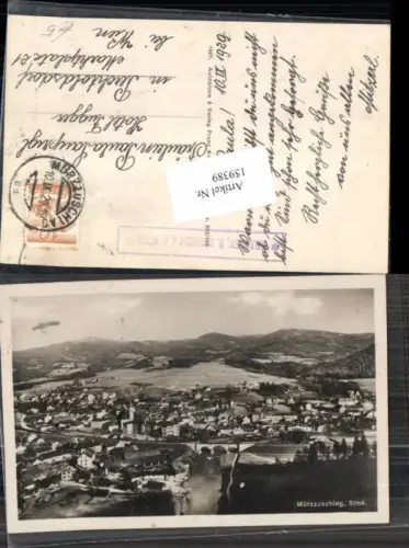 159389,Mürzzuschlag 1928 Postablage Stempel Krampen neuberg Mürz
