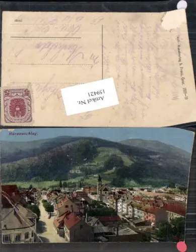 159421,Mürzzuschlag Teilansicht 1918