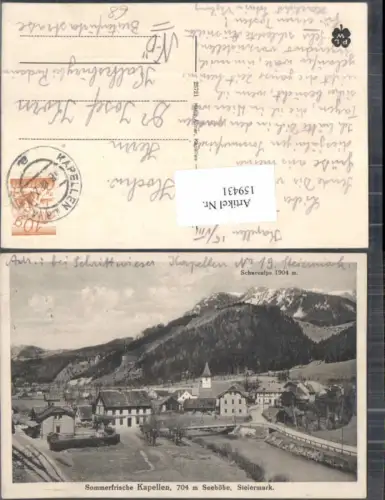 159431,Kapellen a.d. Mürz 1920