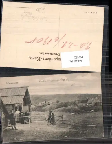 159432,Schneealpe Rinnhofer Gasthaus Spital am Semmering Mürzzuschlag Neuberg