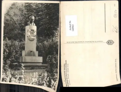 160963,Prof. Gösser Rosegger Brunnen Mürzzuschlag VDA AK