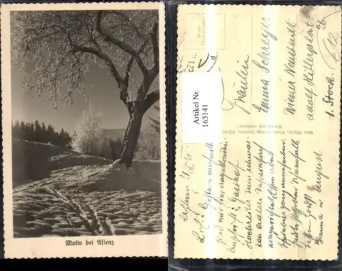 163141,Motiv b. Aflenz Winteransicht 1941