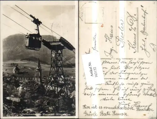 163152,Mariazell Bürgeralpe Seilschwebebahn Seilbahn Gondel