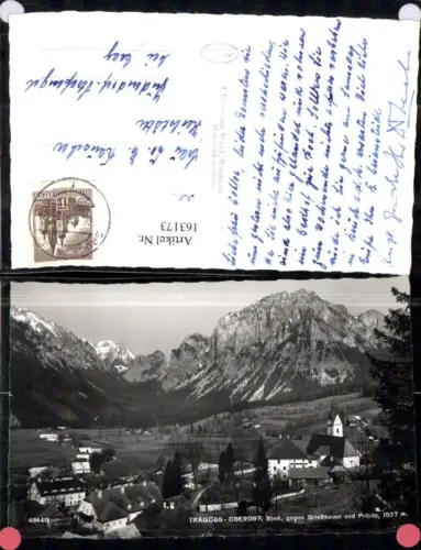 163173,Tragöß Oberort geg. Grießmauer u. Pribitz 1960