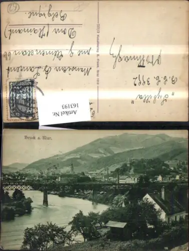 163193,Bruck a. d. Mur Ansicht Brücke