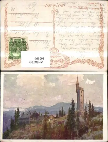 163196,Mariazell Bürgeralpe Künstler Ak sign K Ludwig Prinz
