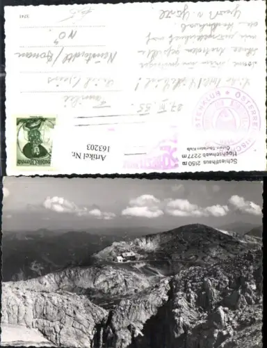 163203,Schiestlhaus Hochschwab Seewiesen 1955