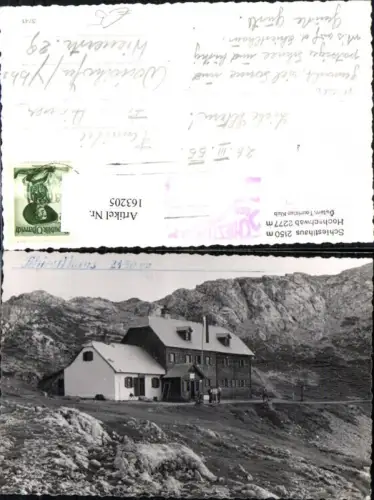 163205,Schiestlhaus Hochschwab Seewiesen 1955