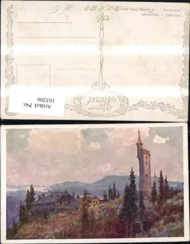 163206,Mariazell Bürgeralpe Künstler Ak sign K Ludwig Prinz 226/18