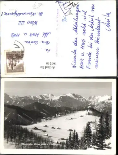 163216,Bürgeralm Aflenz Sessellift Winteransicht