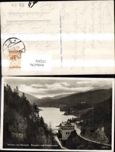172331,Walstern b. Mariazell Stauwerk u. Hubertussee Kraftwerk 1929
