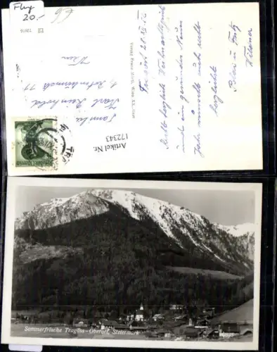 172343,Tragöß Oberort Totale 1952