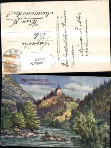 172357,Sigmunds Kapelle Ursprung v. Mariazell Kapelle Künstler Ak