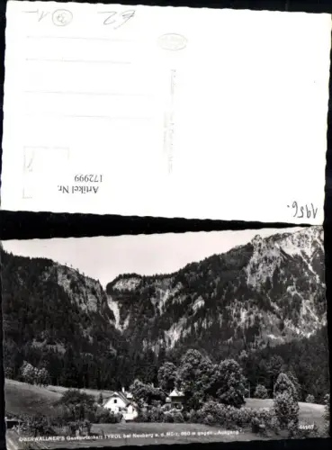172999,Neuberg a. d. Mürz geg. Ausgang Oberwallner Gastwirtschaft Gastwirt