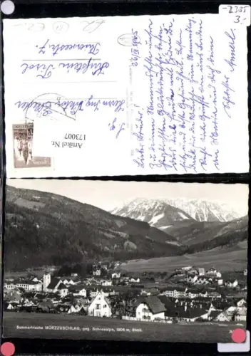 173007,Mürzzuschlag geg. Schneealpe Totale