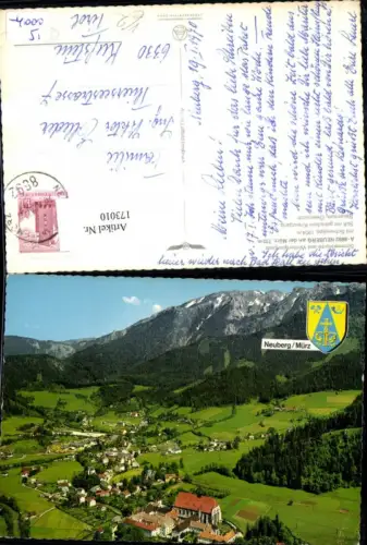 173010,Neuberg a. d. Mürz m. Schneealpe Totale pub Alpine Luftbild