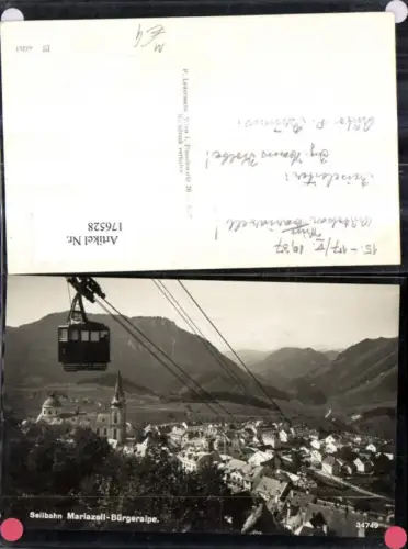 176528,Mariazell Bürgeralpe Ansicht Seilbahn Gondel