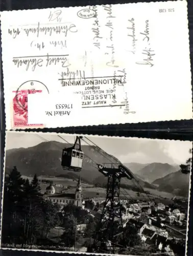 176553,Mariazell Bürgeralpe Ansicht Seilbahn Gondel Seilschwebebahn