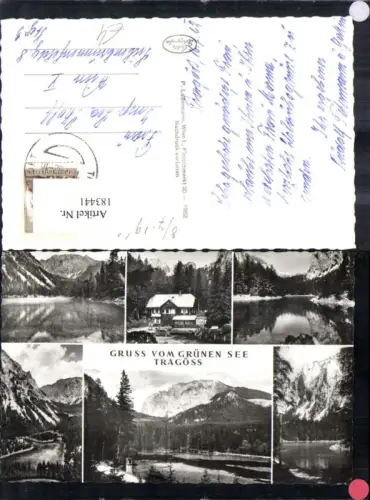 183441,Tragöss Grünen See Mehrbild Ak