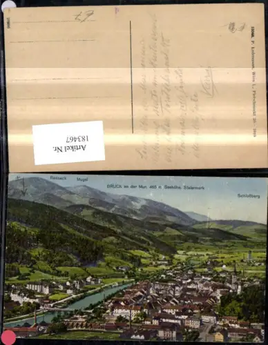183467,Bruck a. d. Mur m. Rosseck Mugel Schloßberg
