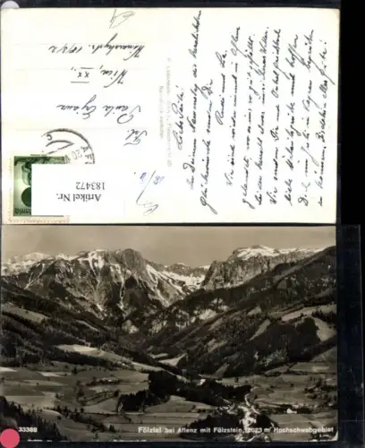 183472,Fölztal b. Aflenz m. Fölzstein Hochschwabgebiet