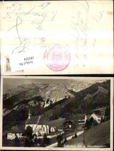 183524,Seewiesen Ansicht m. Kirche Foto Ak
