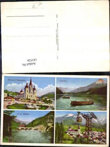 183526,Mariazell Mehrbild Ak Erlaufsee In d. Walster Seilbahn