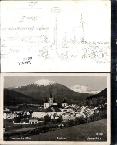 183527,Mariazell m. Gemeindealpe Ötscher
