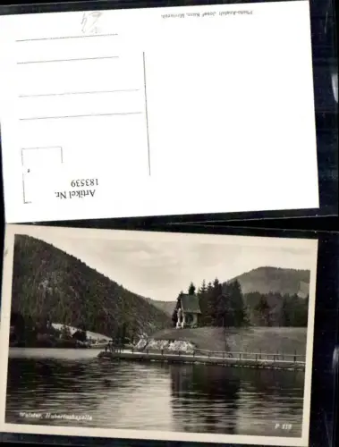 183539,Walster b. Mariazell Hubertuskapelle Foto Ak