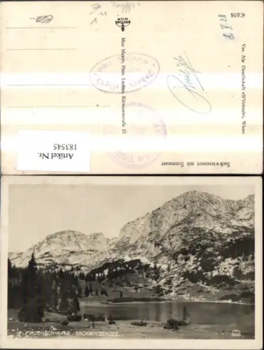 183545,Sackwiesensee m. Seemauer Aflenz pub Max Mayer 658