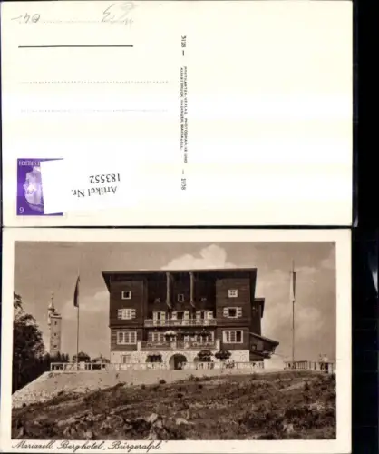 183552,Mariazell Berghotel Bürgeralpl Aussichtswarte Turm