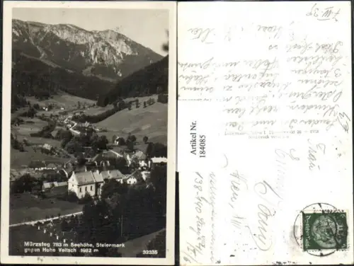 184085,Mürzsteg Totale geg. Hohe Veitsch