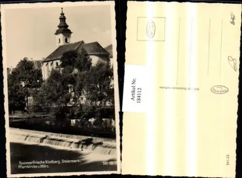 184112,Kindberg Pfarrkirche u. Mürz