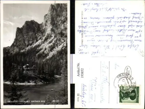 193852,Tragöß Tragöss-Oberort Grüner See