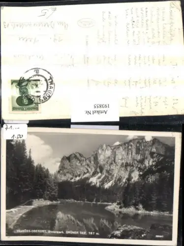 193855,Tragöß Tragöss-Oberort Grüner See Partie